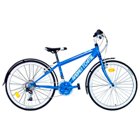 Bicicletă Andrei Tchmil Elf 24" 17" Aqua White Oțel / Pentru copii