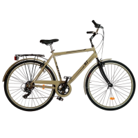 Bicicletă Andrei Tchmil Linx 28" 28" Brown Black Oțel / Pentru adulți