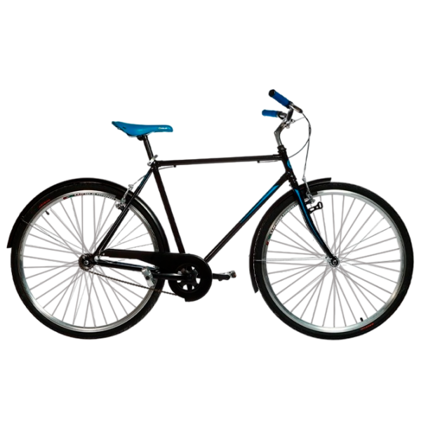 Bicicletă Andrei Tchmil Longavi 28" 28" Black Blue Oțel / Pentru adulți photo 5