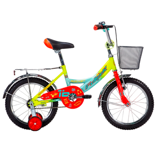 Bicicletă Rocket Fulger 16" Red Yellow Oțel / Pentru copii photo 5