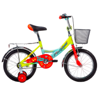 Bicicletă Rocket Fulger 16" Red Yellow Oțel / Pentru copii