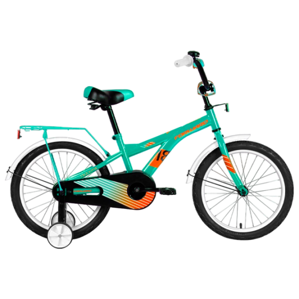Bicicletă Forward Crocky 18" 16" Teal Orange Oțel / Pentru copii photo 5