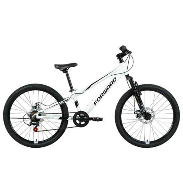 Bicicletă Forward Rise 24" 11" White Black Aluminiu / Pentru copii photo 5