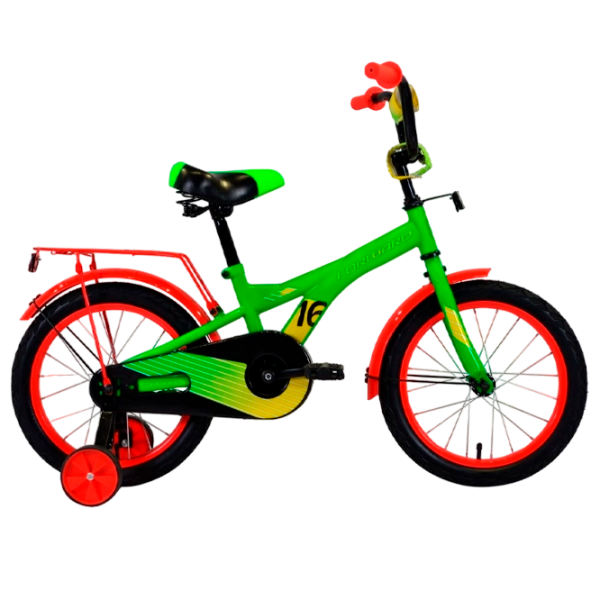 Bicicletă Forward Crocky 16" 14" Green Yellow Oțel / Pentru copii photo 5