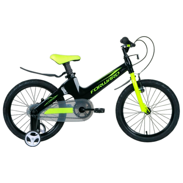 Bicicletă Forward Cosmo 14" 10" Black Green Oțel / Pentru copii photo 5