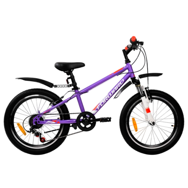 Bicicletă Forward Unit 20" 10.5" Violet White Oțel / Pentru copii photo 3