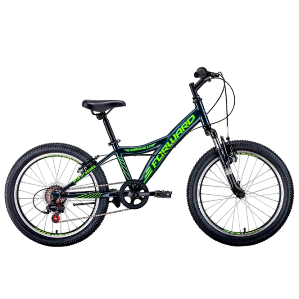 Велосипед Forward Dakota 20" 10.5" Серый Желтый Сталь / Детский photo 5