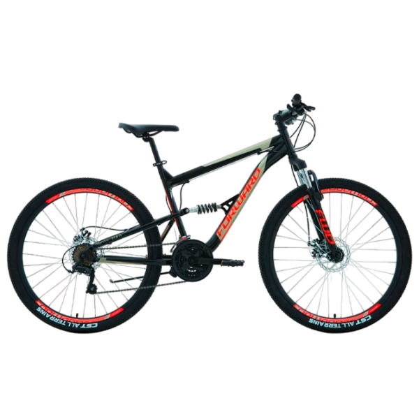Bicicletă Forward Raptor 27.5" 18" Black Red Oțel / Pentru adulți photo 6