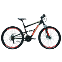 Bicicletă Forward Raptor 27.5" 18" Black Red Oțel / Pentru adulți