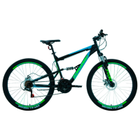 Велосипед Forward Raptor 27.5" 16" Черный Teal Сталь / Взрослый