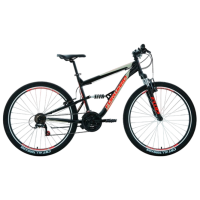 Bicicletă Forward Raptor 27.5" 16" Black Red Oțel / Pentru adulți