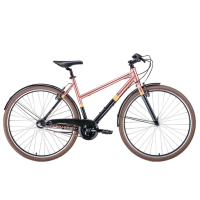 Bicicletă Forward Corsica 28" 20" Black Pink Aluminiu / Pentru adulți