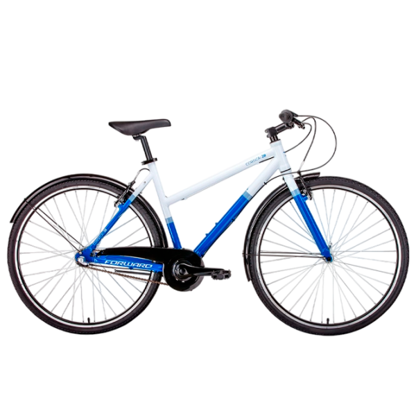 Bicicletă Forward Corsica 28" 20" White Blue Aluminiu / Pentru adulți photo 5