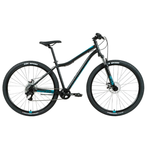 Bicicletă Forward Sporting 29" 19" Black Blue Oțel / Pentru adulți photo 3