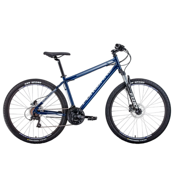 Bicicletă Forward Sporting 27.5" 17" Blue Gray Oțel / Pentru adulți photo 4