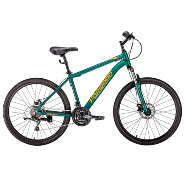 Bicicletă Forward Hardi 26" 17" Green Yellow Aluminiu / Pentru adulți photo 3