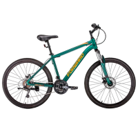 Bicicletă Forward Hardi 26" 17" Green Yellow Aluminiu / Pentru adulți