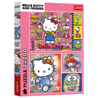 Puzzle Trefl Hello Kitty and friends (13336) Numărul de piese: 400, Vârsta recomandată: 7+
