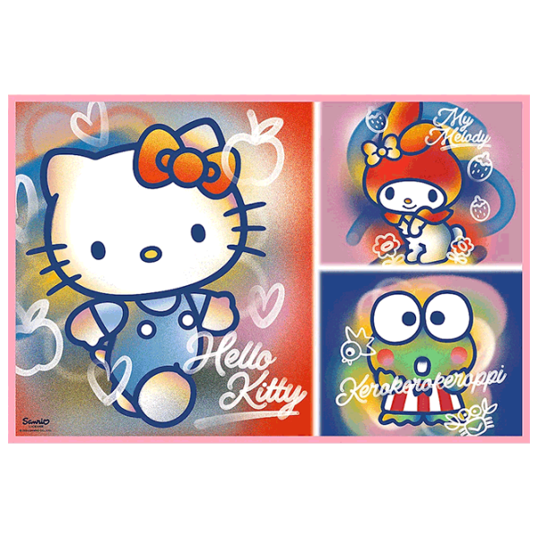 Puzzle Trefl Hello Kitty and friends (13336) Numărul de piese: 400, Vârsta recomandată: 7+ photo 2