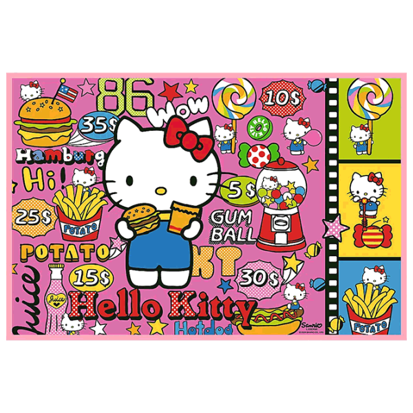 Puzzle Trefl Hello Kitty and friends (13336) Numărul de piese: 400, Vârsta recomandată: 7+ photo 3