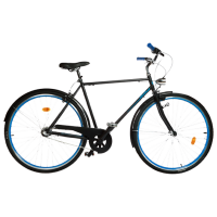 Bicicletă Andrei Tchmil Longavi Nexus 28" 28" Black Blue Oțel / Pentru adulți