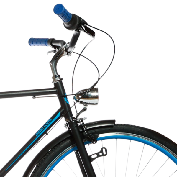 Bicicletă Andrei Tchmil Longavi Nexus 28" 28" Black Blue Oțel / Pentru adulți photo 4