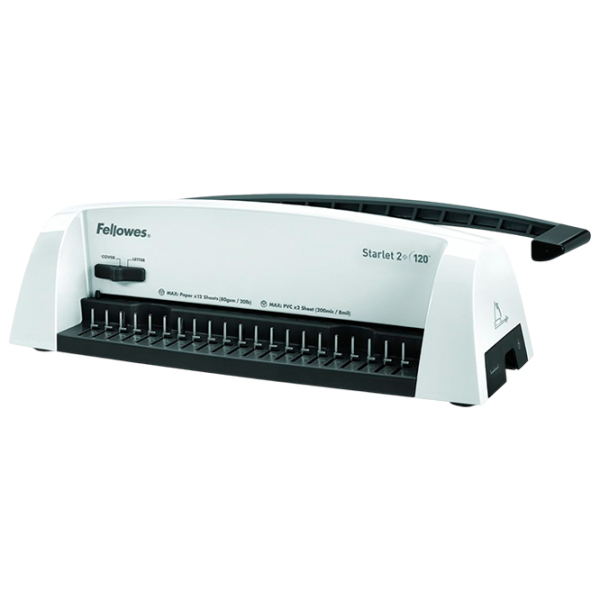 Aparat de îndosariat Fellowes Starlet 2+ White Plastic photo 2