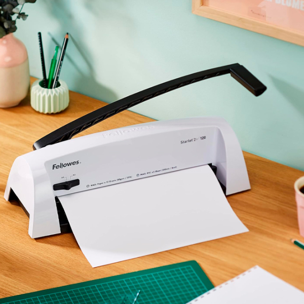 Aparat de îndosariat Fellowes Starlet 2+ White Plastic photo 5