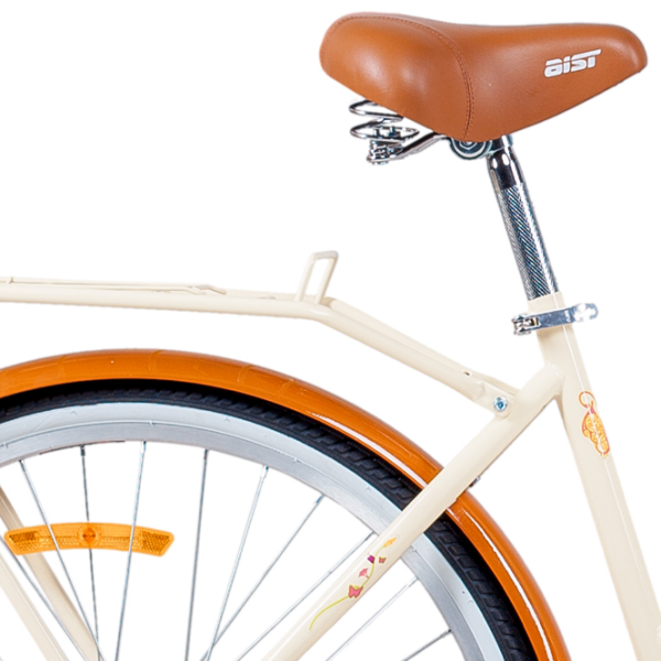 Bicicletă Aist Avenue 26" 17" Beige Orange Oțel / Pentru adulți photo 4