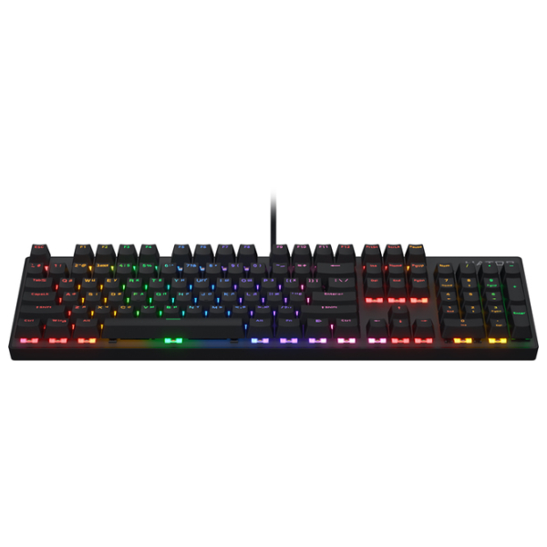 Tastatură Hator Icefall Black Gaming, Cu fir photo 2