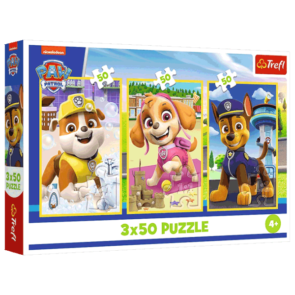 Puzzle Trefl Our dogs (34878) Количество деталей: 150, Рекомендуемый возраст: 4+ photo 1