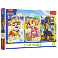 Puzzle Trefl Our dogs (34878) Количество деталей: 150, Рекомендуемый возраст: 4+