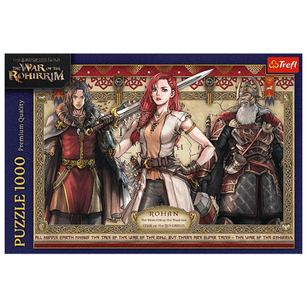 Puzzle Trefl The Lord of the Rings: The War of the Rohirrim (10937) Numărul de piese: 1000, Vârsta recomandată: 9+ photo 3