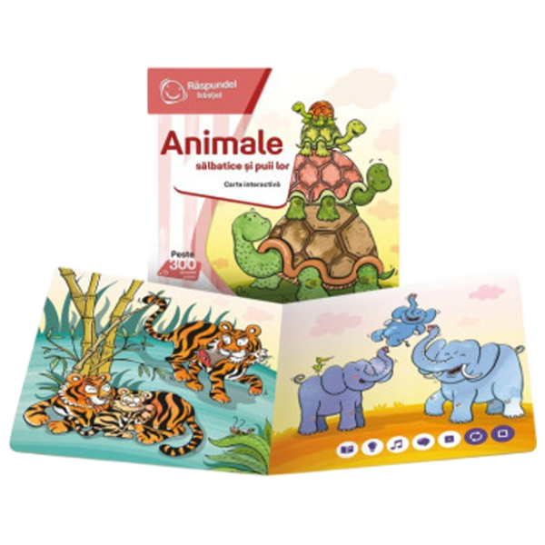 Joc educativ Raspundel Istetel Wild animals Dezvoltare, 3+ photo 2