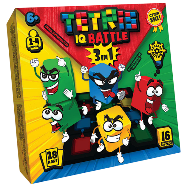 Настольная игра Insportline Tetris IQ Battle Стратегия, 6+