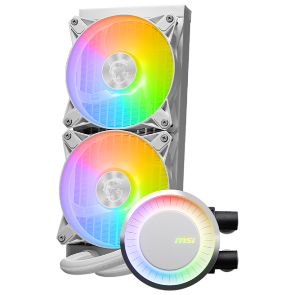 Cooler cu lichid MSI MAG CoreLiquid E240 White  photo 3