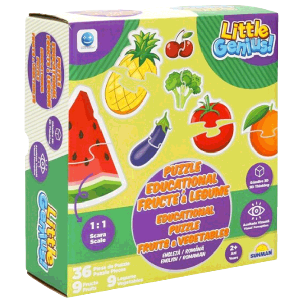 Puzzle Noriel Фрукты и овощи (S01003022) Количество деталей: 36, Рекомендуемый возраст: 3+