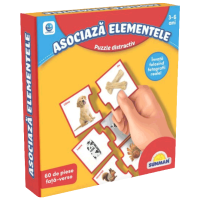 Puzzle Noriel Asociaza Elementele (S00001437) Numărul de piese: 60, Vârsta recomandată: 3+