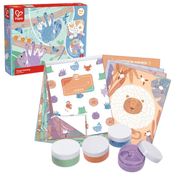 Joc de masă Hape Draw with finger  Set de desen, 3+ photo 1