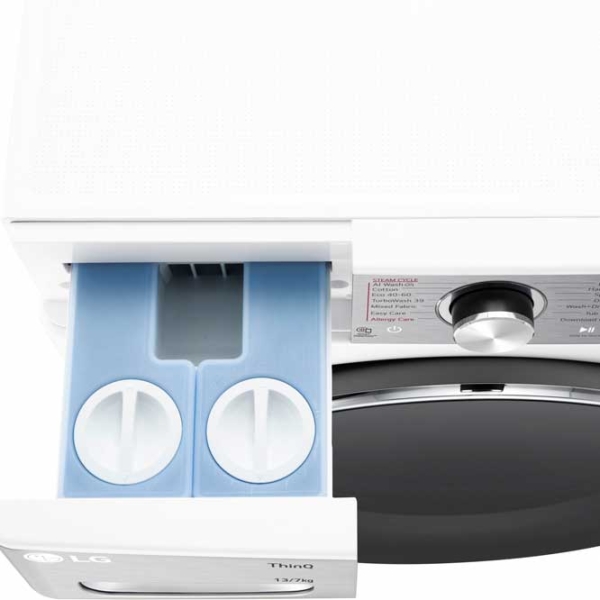 Mașină de spălat LG F4WR913P3WA White 13 kg, 1400 rpm, A photo 10