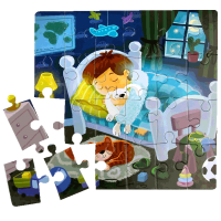 Puzzle DoDo Daily Routines (300130) Количество деталей: 72, Рекомендуемый возраст: 3+