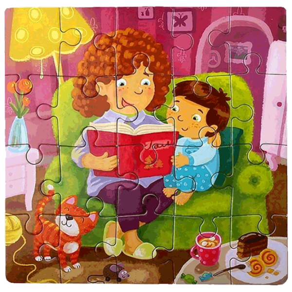 Puzzle DoDo Daily Routines (300130) Количество деталей: 72, Рекомендуемый возраст: 3+ photo 4