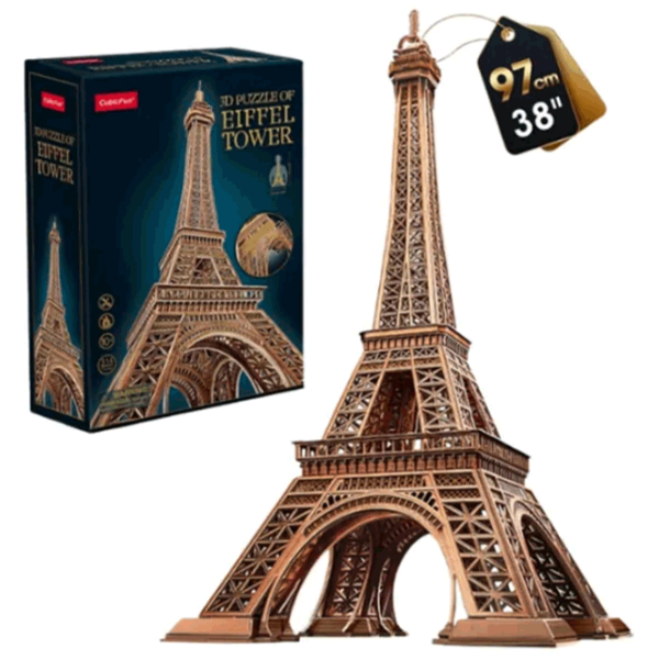Puzzle CubicFun Eiffel Tower (MC284h) Количество деталей: 314, Рекомендуемый возраст: 10+ photo 3