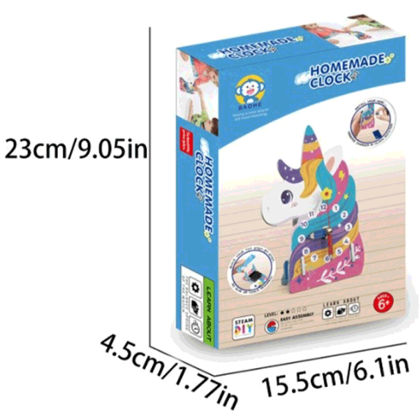 Puzzle ShopShop Home made Clock (B103B) Количество деталей: , Рекомендуемый возраст: 6+ photo 2
