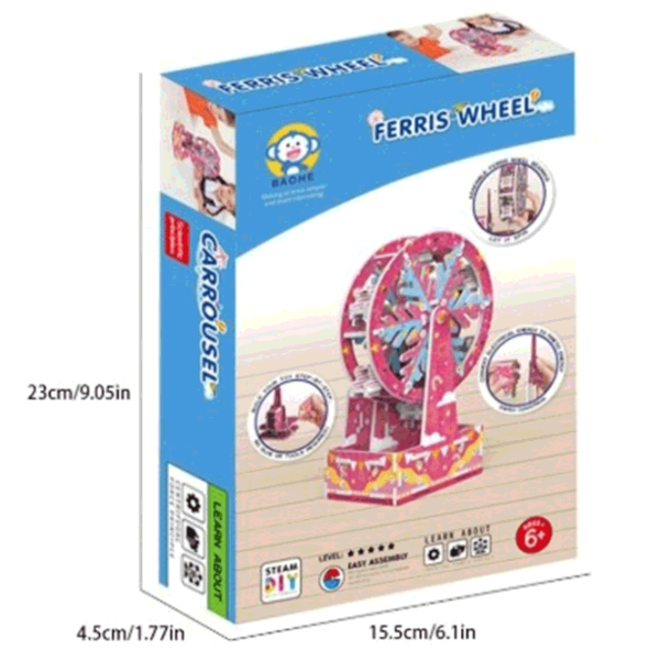Puzzle ShopShop Ferris Wheel (B111B) Количество деталей: , Рекомендуемый возраст: 6+ photo 3