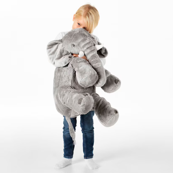 Мягкая игрушка Ikea Animals Jattestor Серый 3+ photo 3