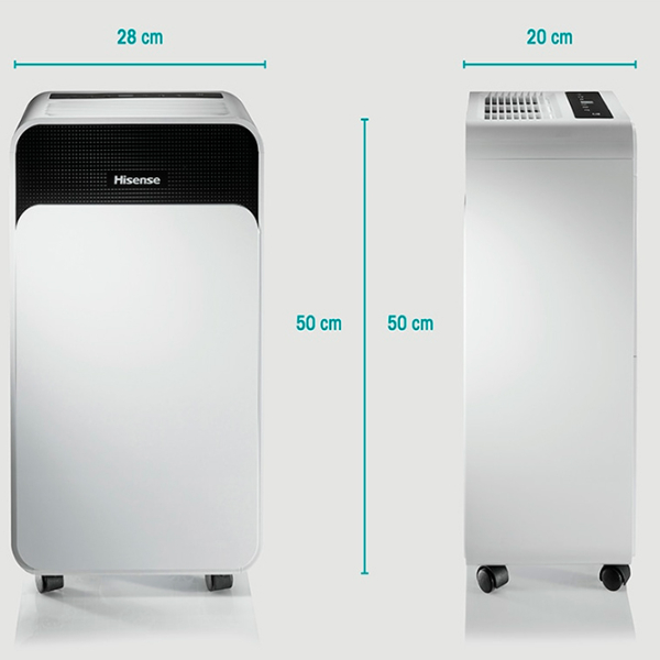 Uscător de aer Hisense D12CW White 180 W, 25 m² photo 5