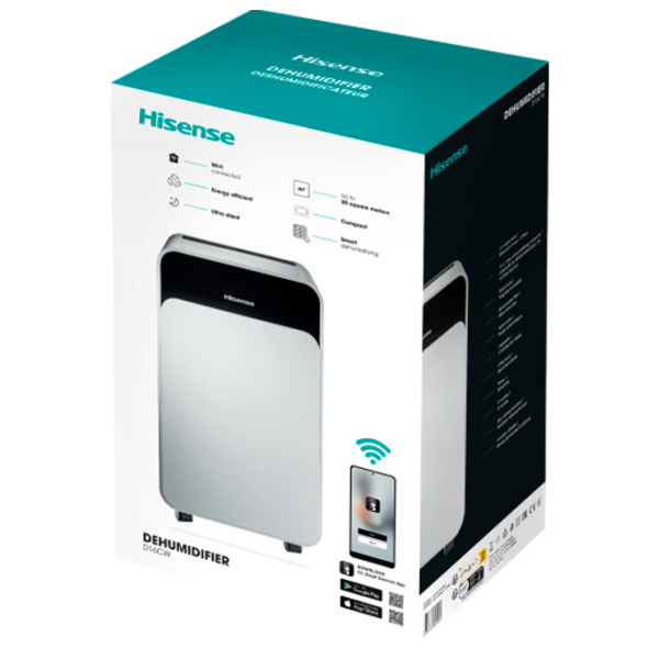 Uscător de aer Hisense D16CW White 270 W, 35 m² photo 5