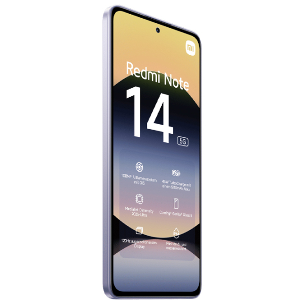 Xiaomi Redmi Note 14 5G 128 ГБ Пурпурный Lavender 6.67" | 108 Мп | 6 ГБ | Dual SIM photo 3