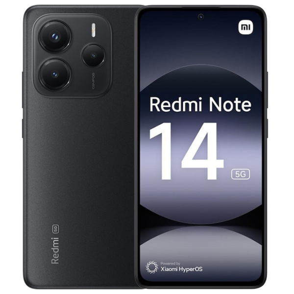 Xiaomi Redmi Note 14 5G 128 GB Black Midnight 6.67" | 108 MP | 6 GB | Dual SIM photo 1